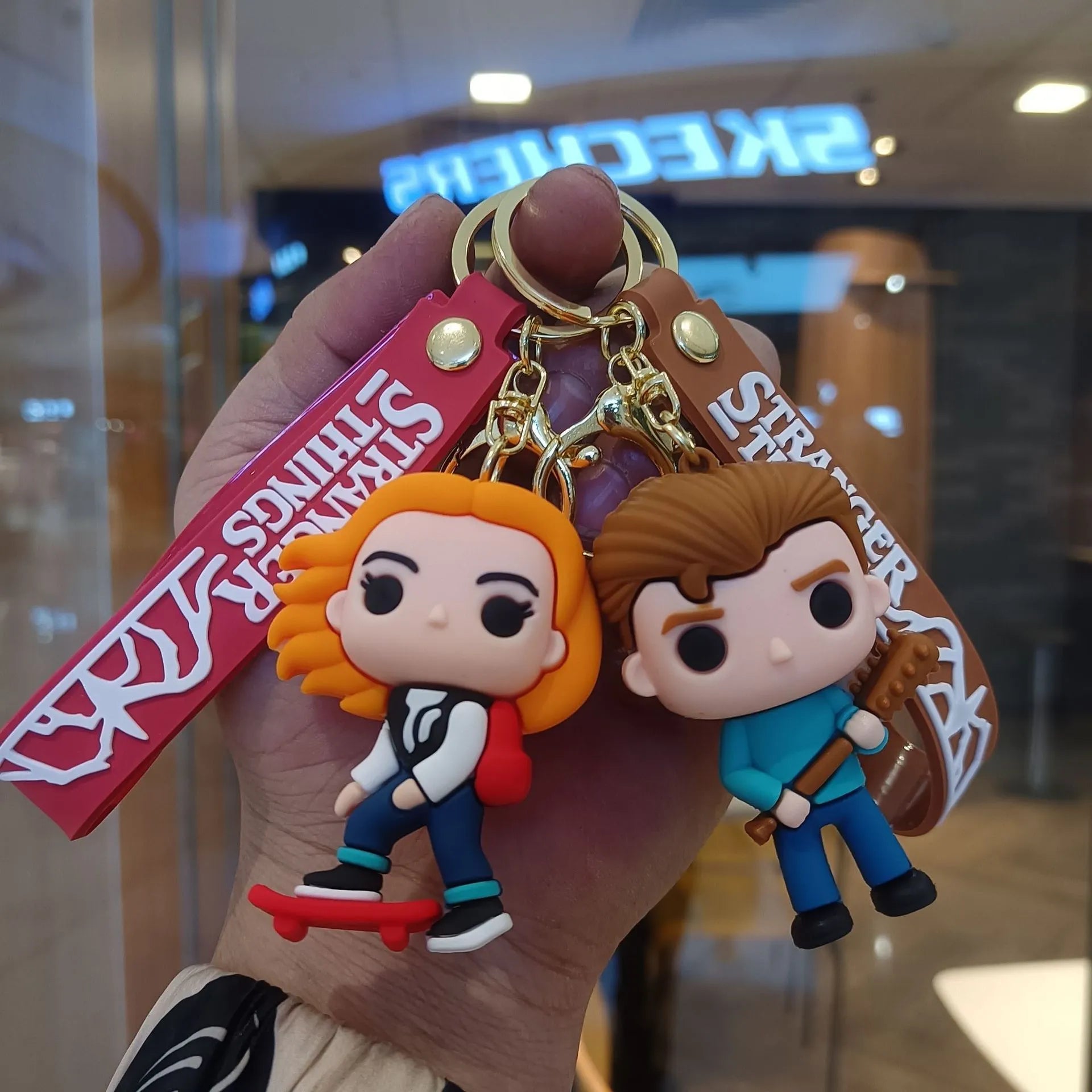Stranger Things Hawkins Team Keychain