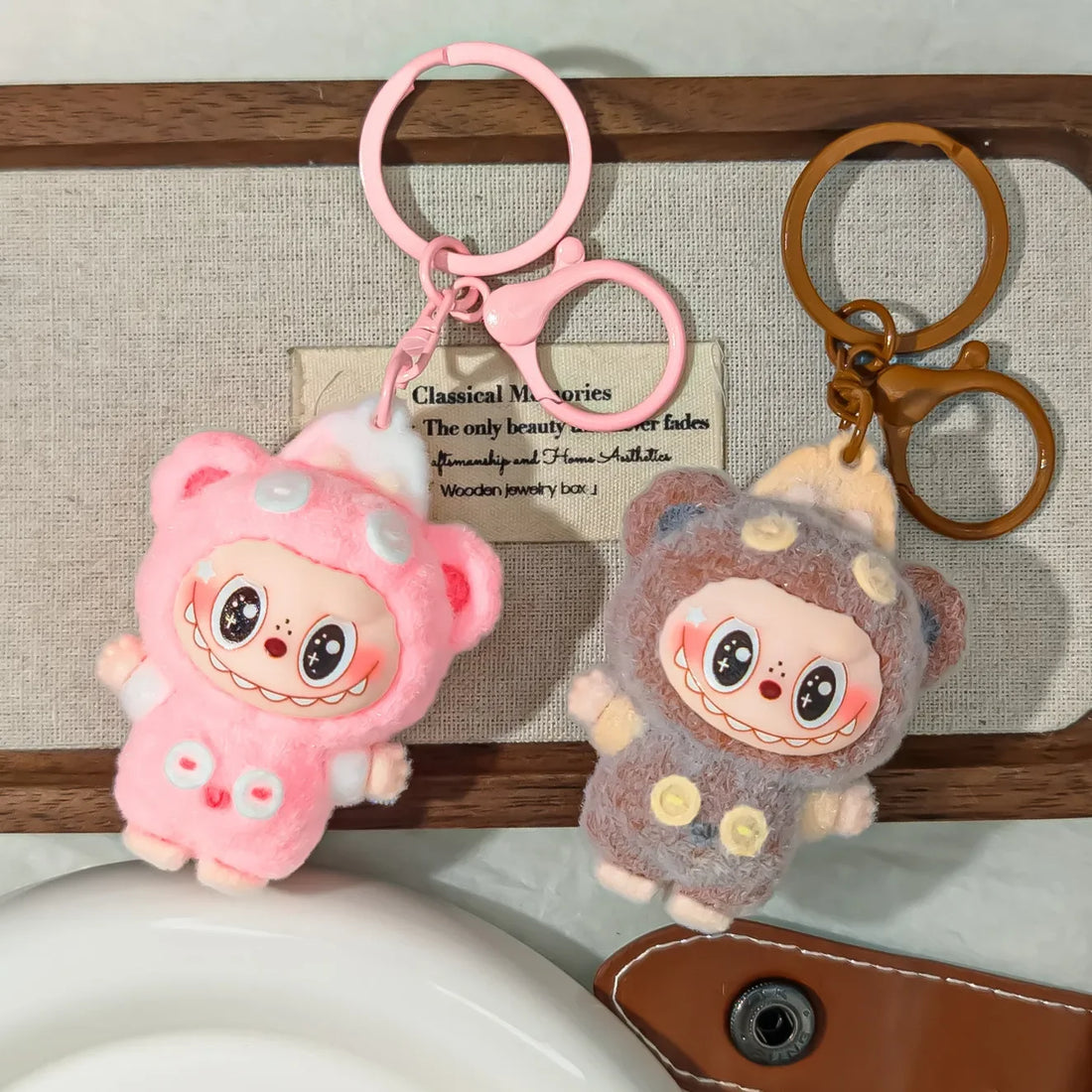 Labuboo Tactile Touch Mini Plush Keychain