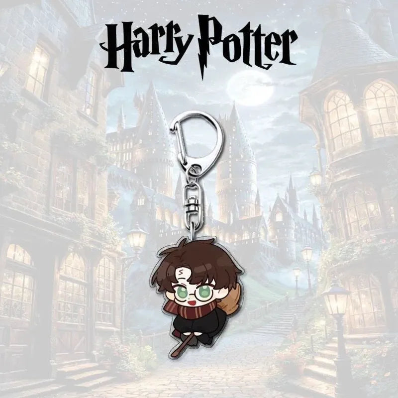 Harry Potter Hogwarts Chibi Acrylic Keychain