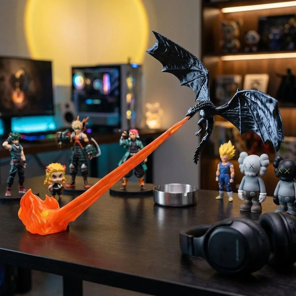 Fire Breathing Dragon 3D Novelty Light