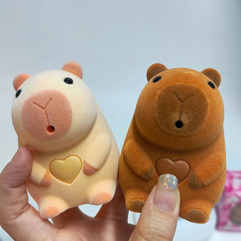 Capybara Love & Tell Pacifier Charm Keychain