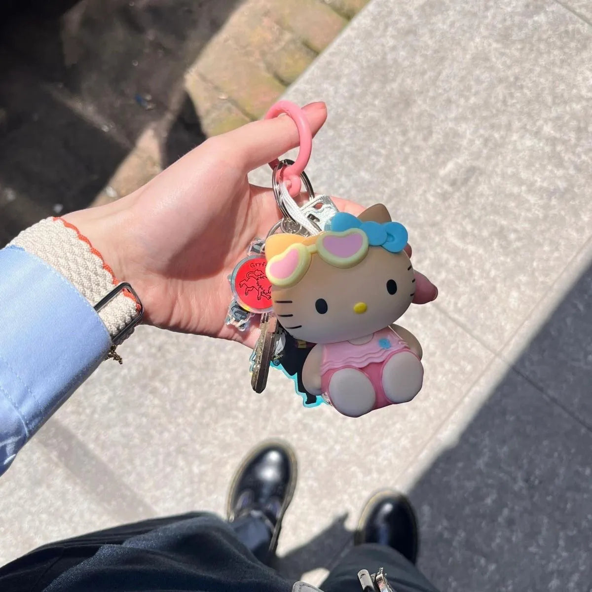 Hello Kitty UV Color-Changing Premium Keychain