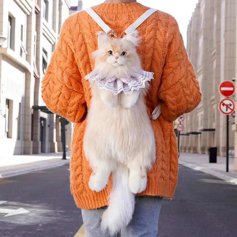 Bear Hugs Golden Maine Coon Cat Backpack