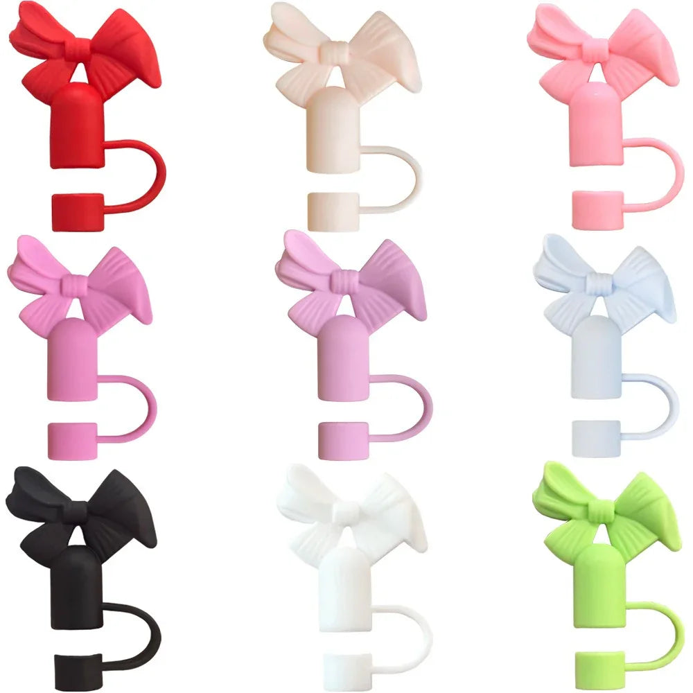 Food-Grade Candy Bow Straw Cap