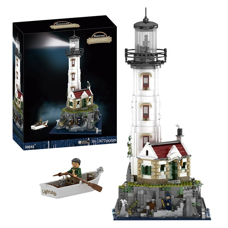 Motorised Lighthouse Building Blocks (2673 Pcs)