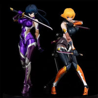Shadow Assassin Kunoichi Cyber Punk Figure Duo