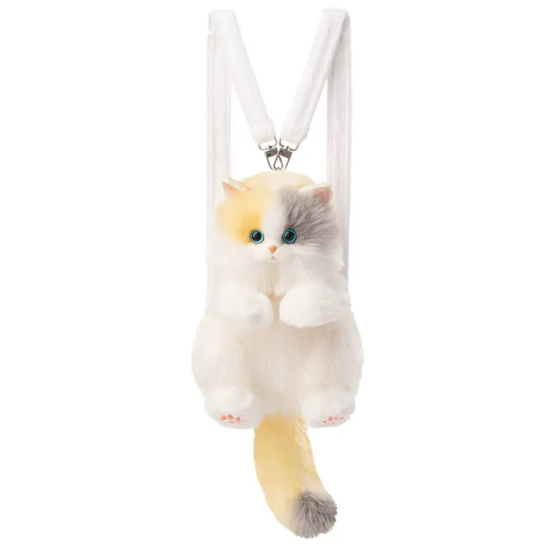 Bear Hugs Mini Ragdoll & Persian Cat Plush Backpack