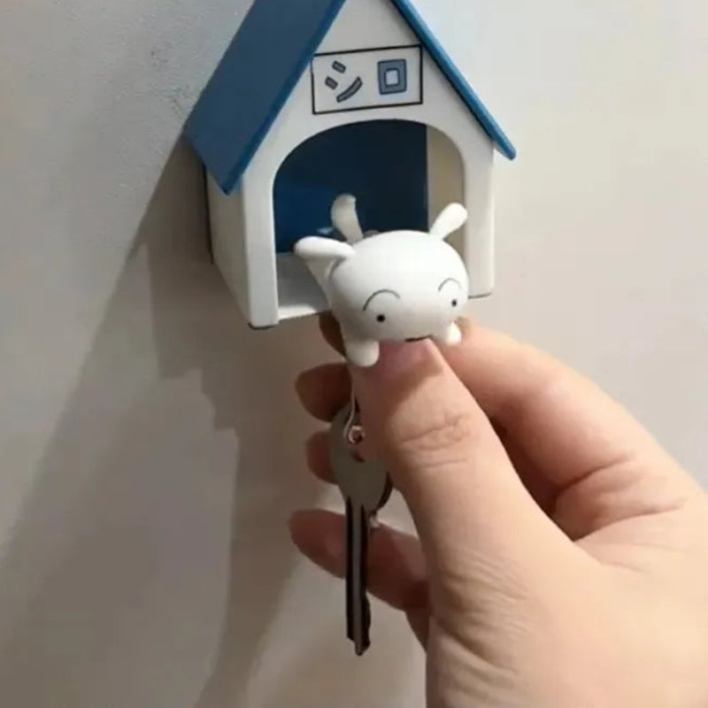 Shiro Doghouse Wall-Mounted Key Holder Charm