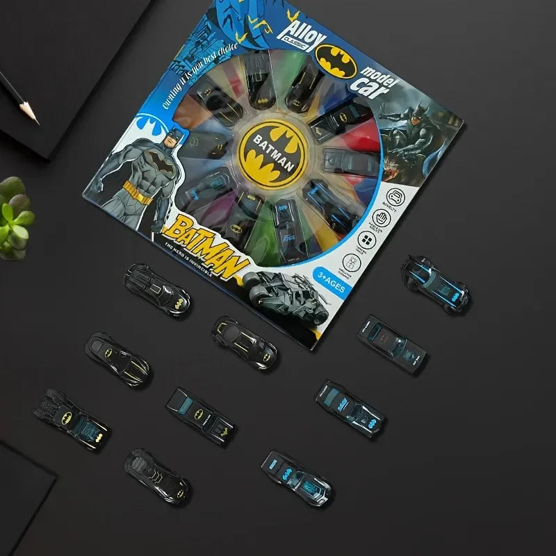 Batman Alloy Model Die-cast Cars (Set of 10)