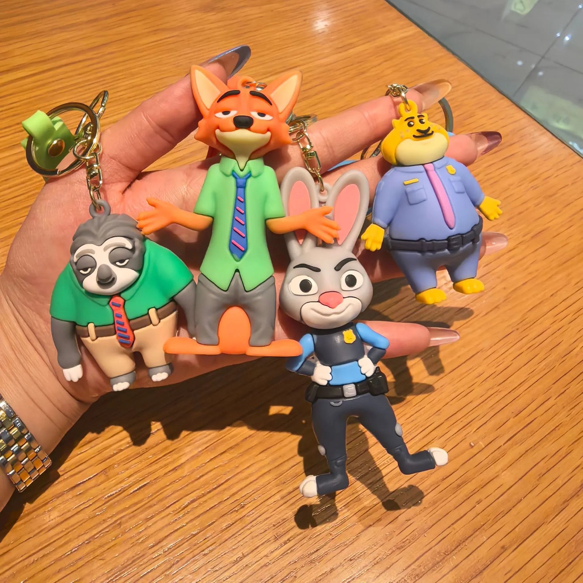 Zootopia 2 Character Lanyard Strap 3D Keychain