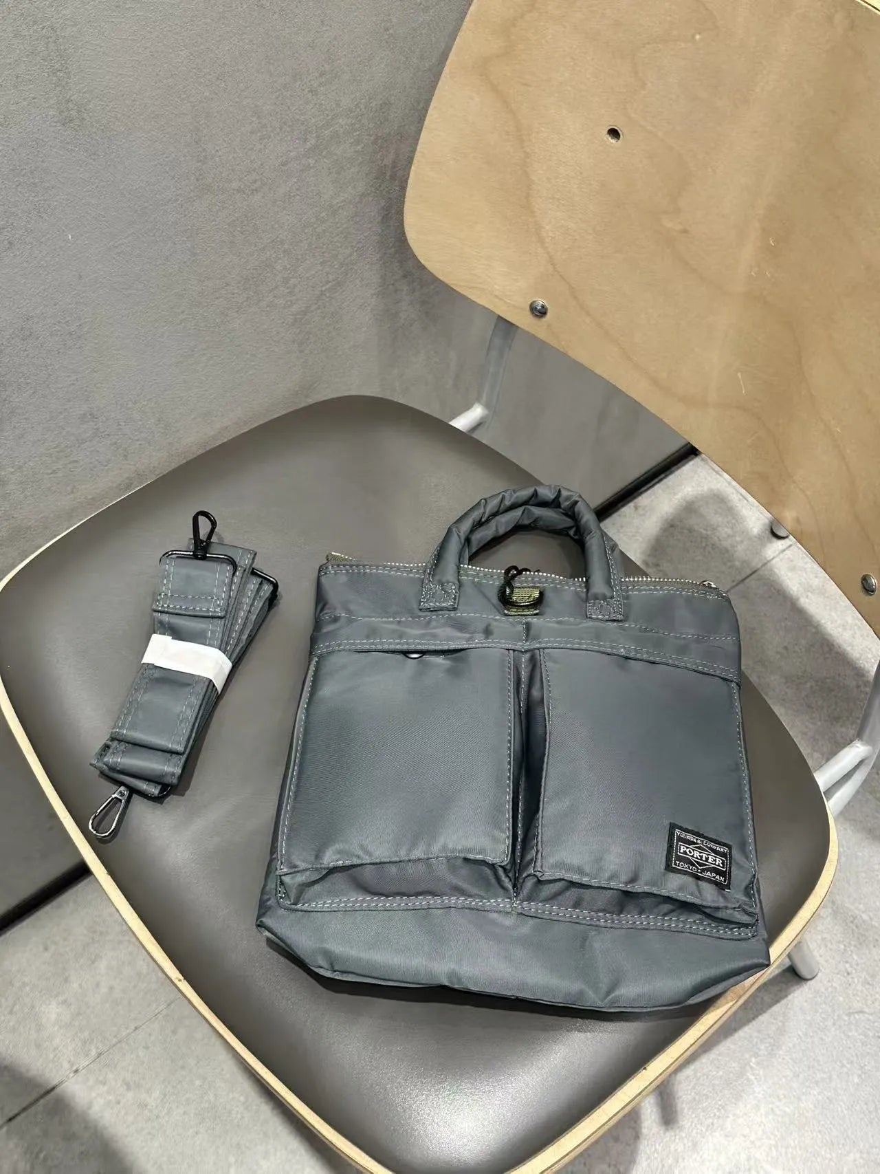 PORTER Tanker Short Two-Way Helmet Bag