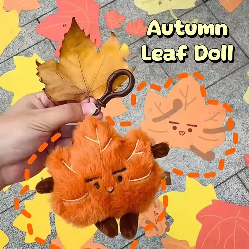 JC Maple Leaf Plush Keychain