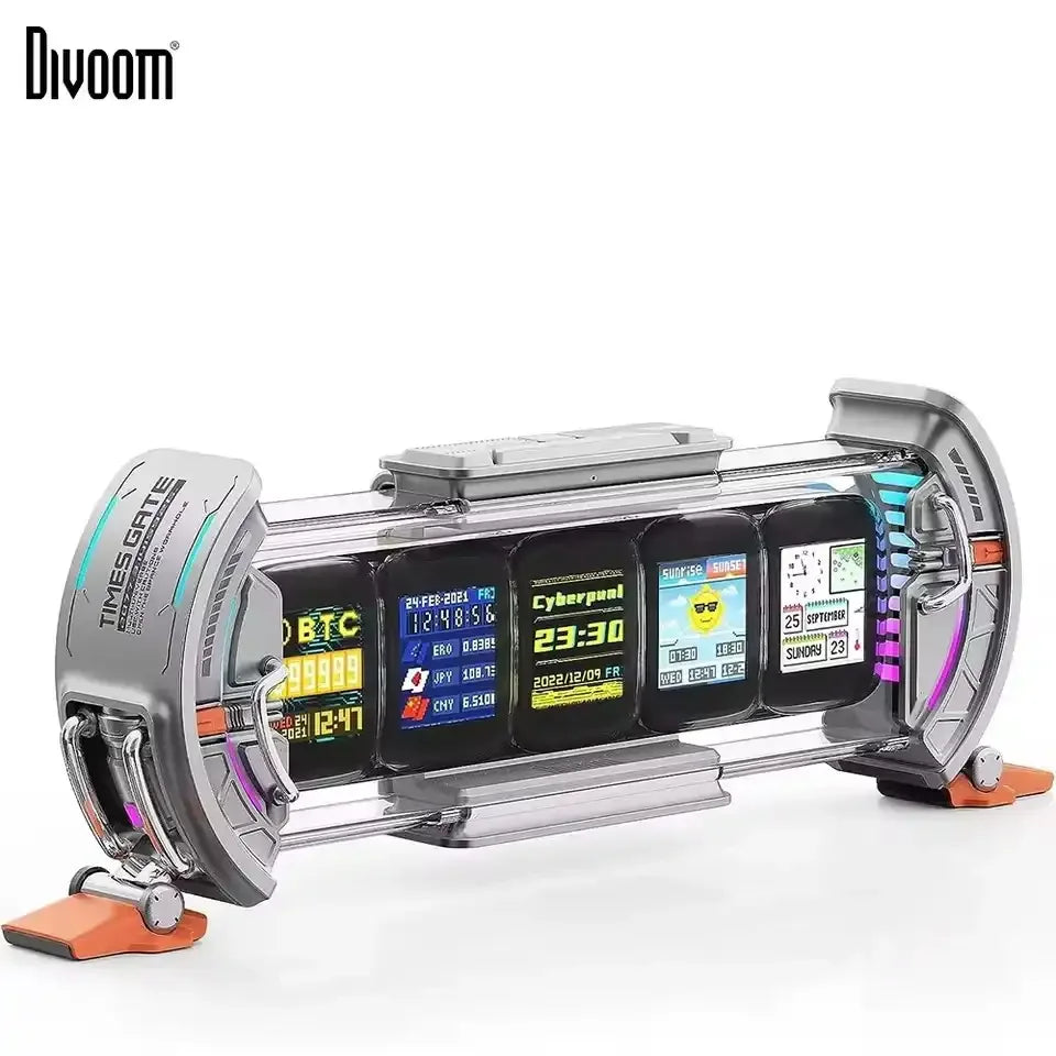 Divoom Timegate Time Frame Divoom Times Gate Digital Clock and Tracker