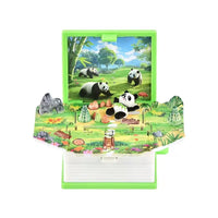 Pop-up Panda 3D Folding Book Keychain