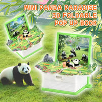 Pop-up Panda 3D Folding Book Keychain