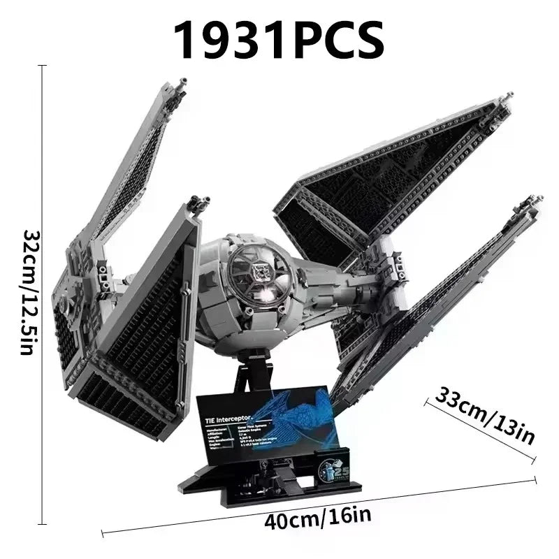 Star Wars TIE Intercptor Building Blocks