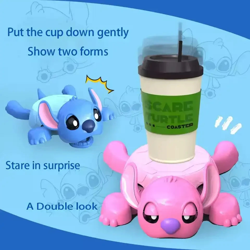 Cosmic Alien Startled Turtle Coaster