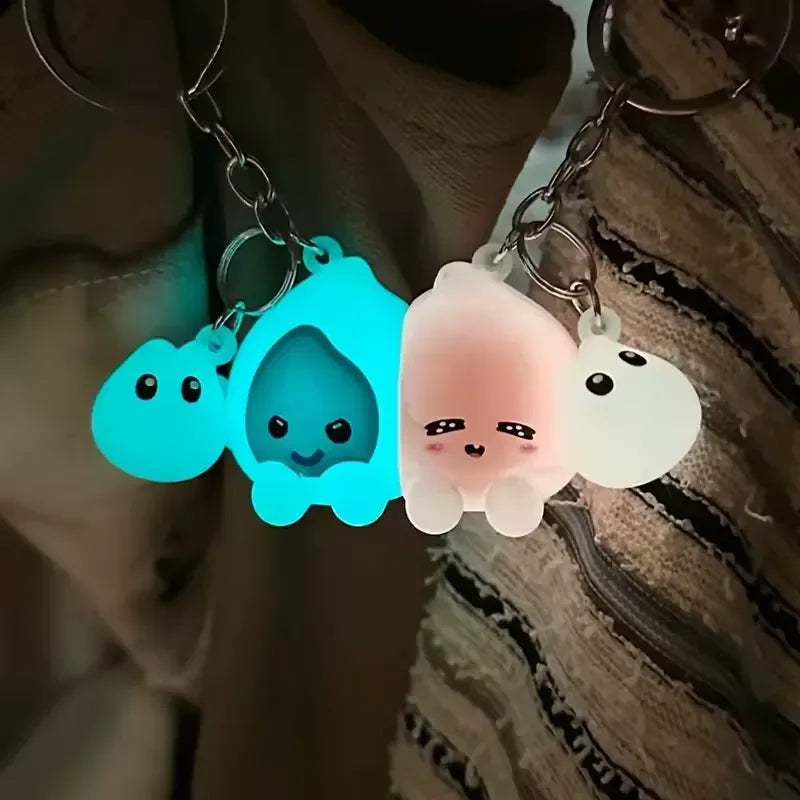 Eternal Spark Magnetic Couple Keychain