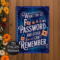 Brain Backup Funny Password Journal