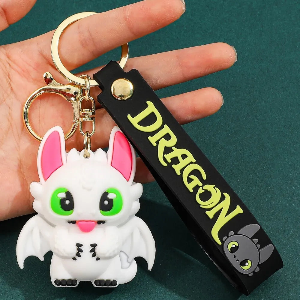 Toothless & Light Fury Elite Dragon Keychains
