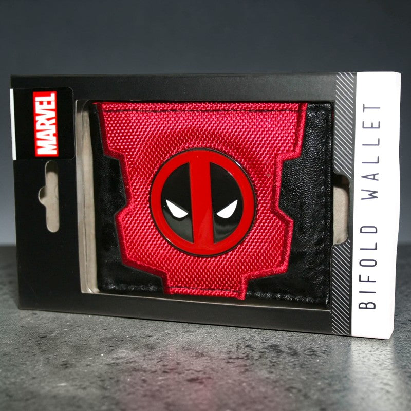 MRVL Deadpool Metal Badge Bi-Fold Wallet