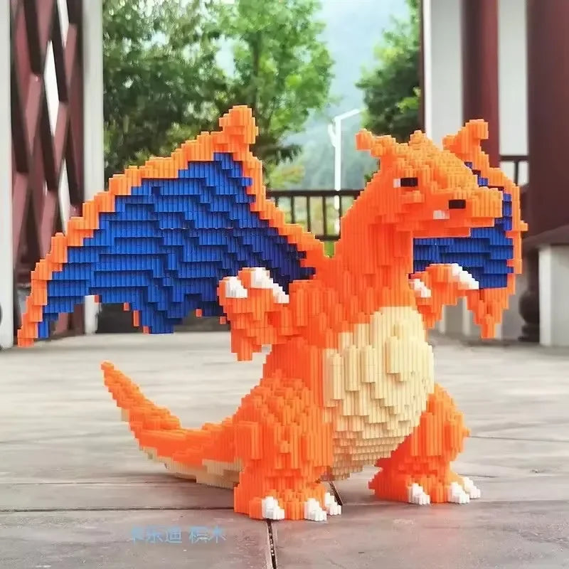 Charizard Using Blocks Charizard Model No. 8665 Mini Blocks (26 cm)