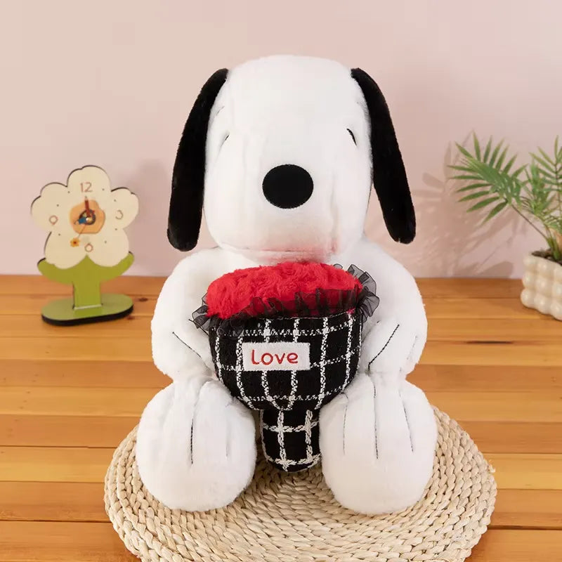 Snoopy Eternal Rose Bouquet Plush Toy (55 cm)