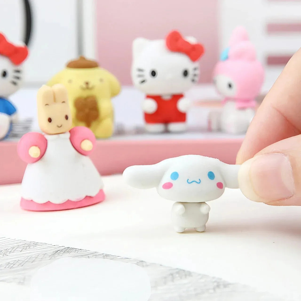 Sanrio Suite Boxed Erasers (Set of 4)