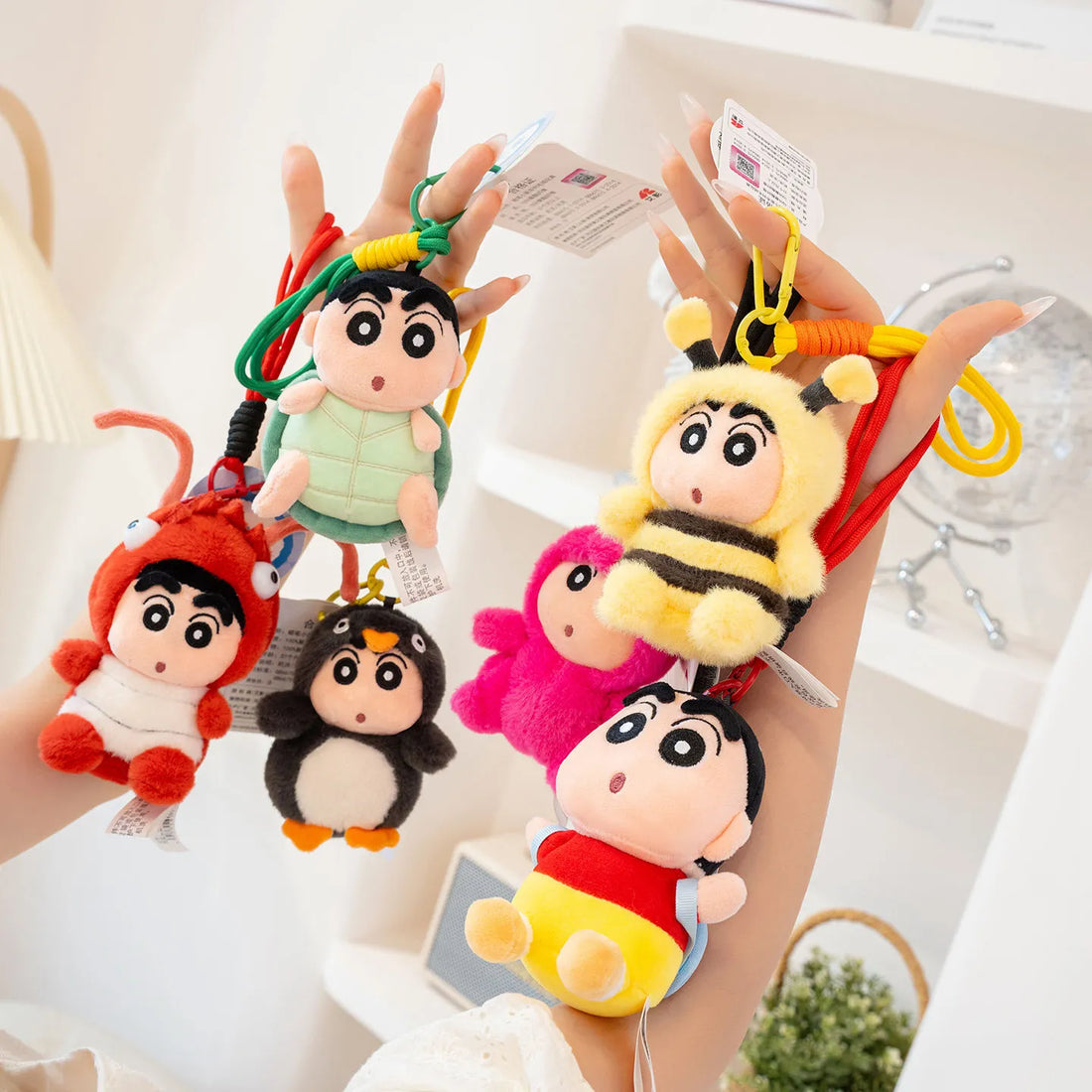Shinichan Critter Squad Plush Keychain