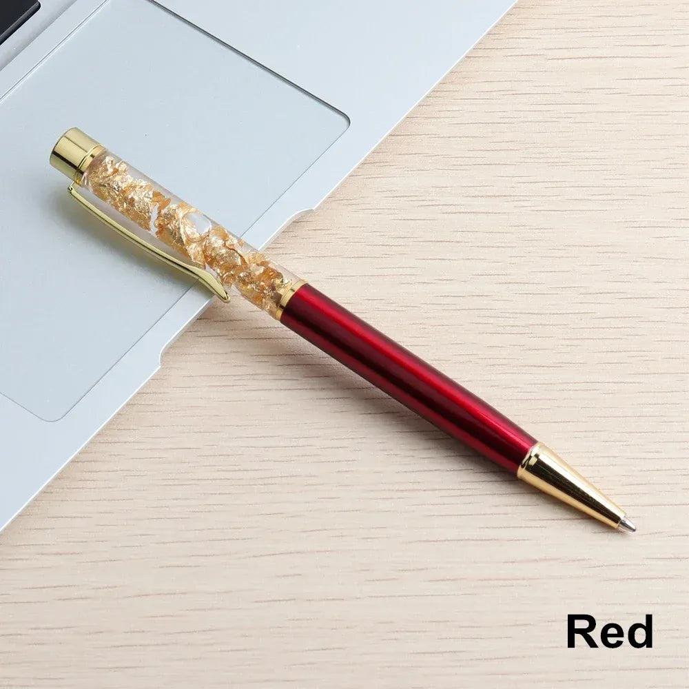 Golden Cascade Flakes Ballpoint Pen