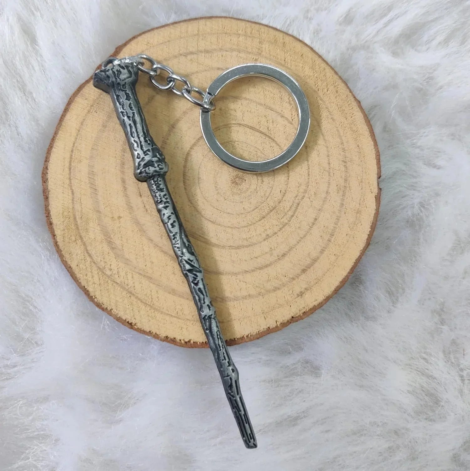 Magic Boy Metal Wand Keychains