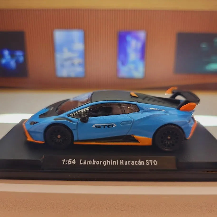 CCA Lamborghini Huracán STO 1:64 Acrylic Box Die-Cast Model