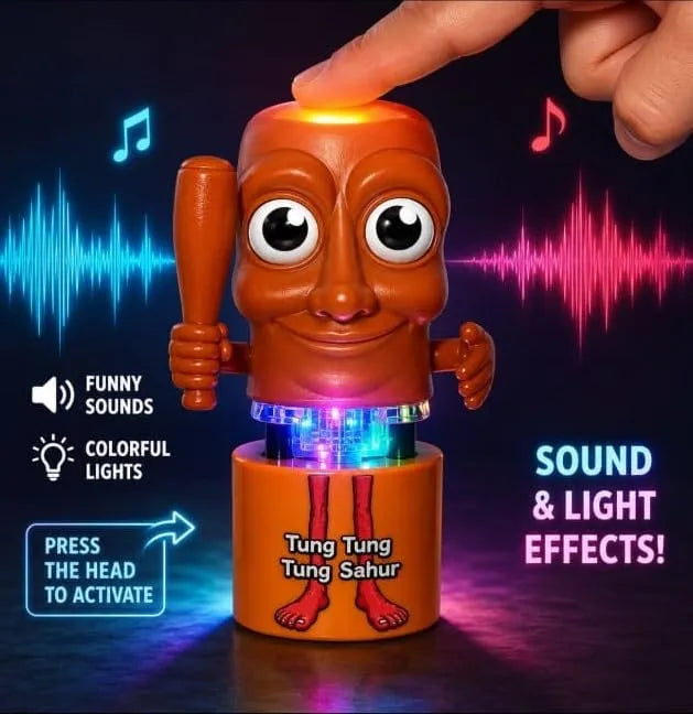 Tung Tung Tung Sahur Keyboard Clicker Fidget Keychain