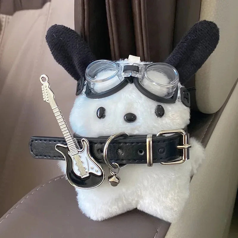 Pochacco Punk Pup Plush Keychain