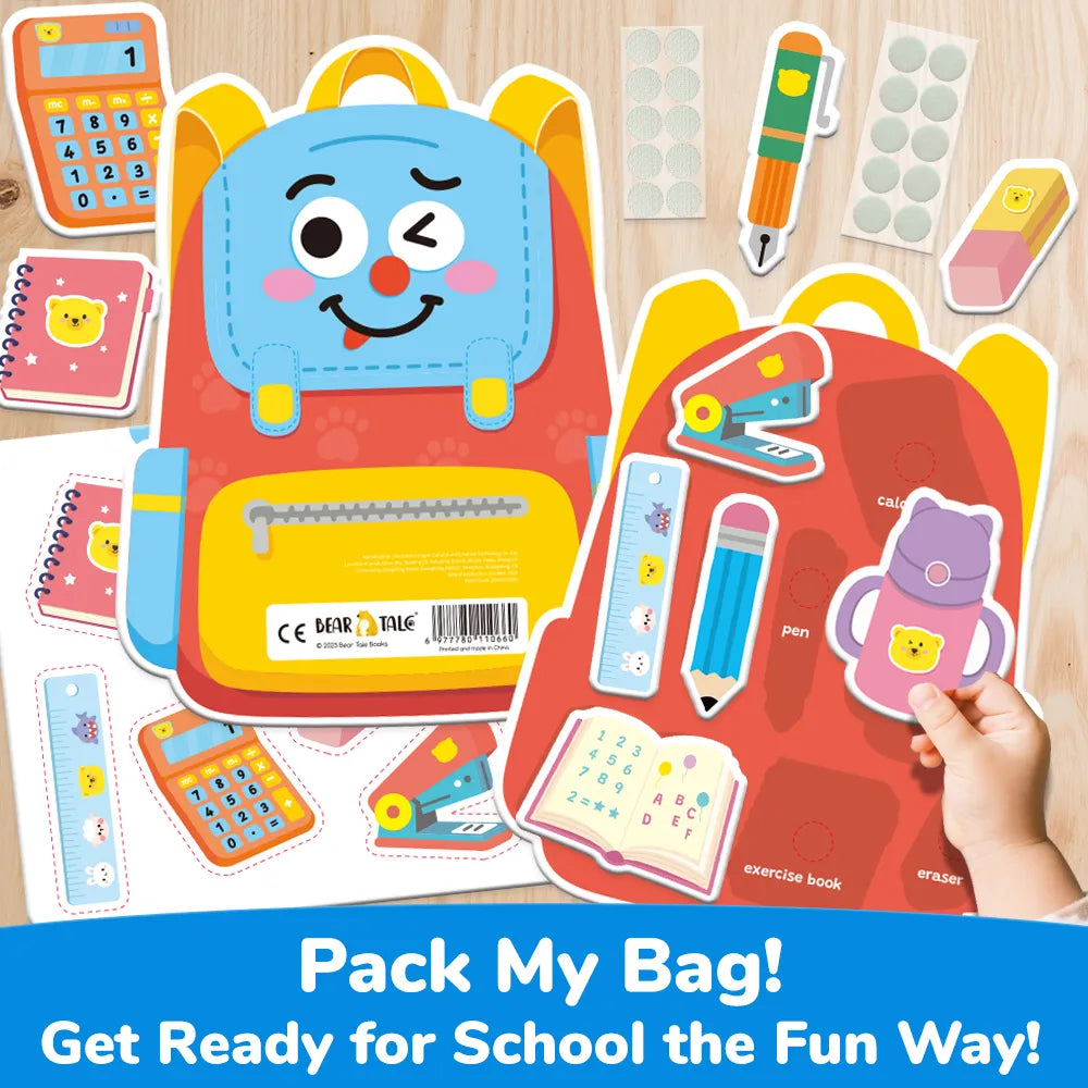 Learning & Fun 6-in-1 Interactive Montessori Busy Book