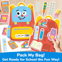 Learning & Fun 6-in-1 Interactive Montessori Busy Book