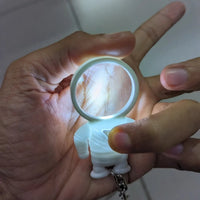 Spacewalk Explorer LED Magnifying Glass Keychain