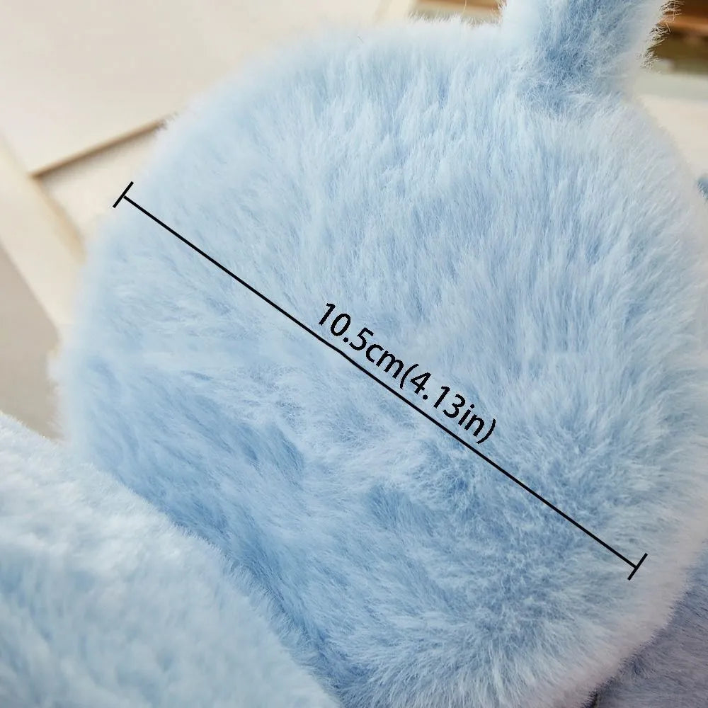 Cosmic Alien Fuzzy Frost Earmuffs