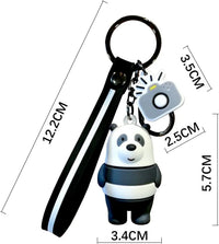 We Bare Bears Zebra Stripes Keychain