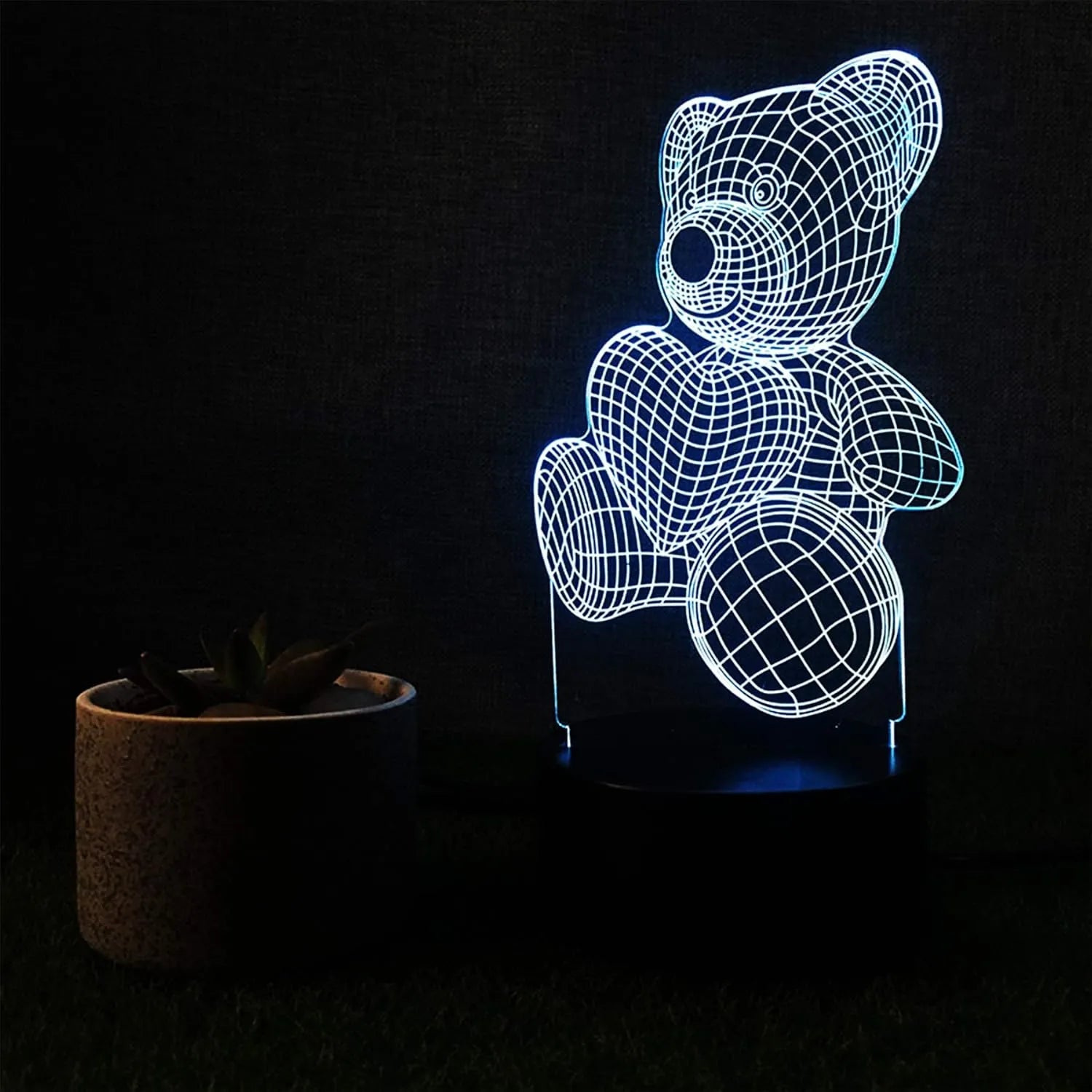 Teddy HeartLoom Love LED Lamp