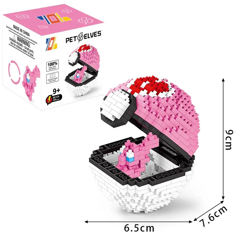 Pokemon Pet Elves Micro Building Blocks
