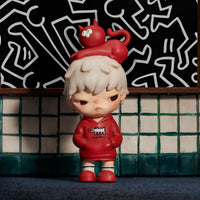 Hirono x Keith Haring Head Cat Figure (10 cm)