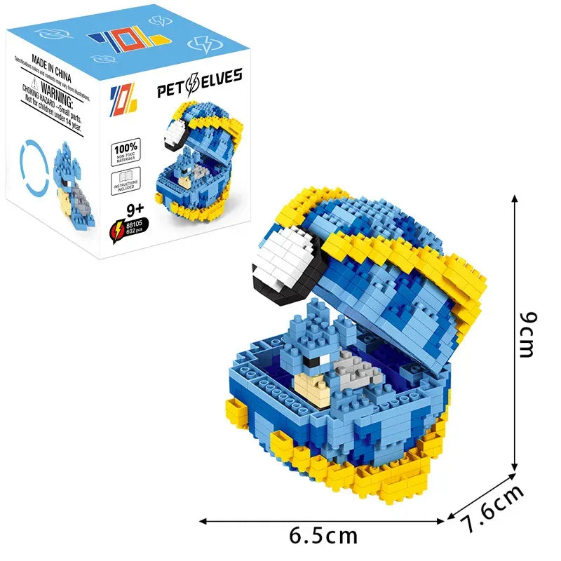 Pokemon Pet Elves Micro Building Blocks