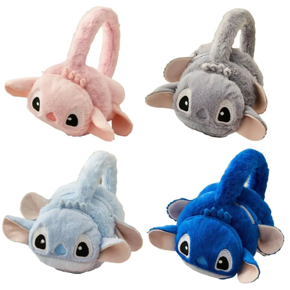 Cosmic Alien Fuzzy Frost Earmuffs