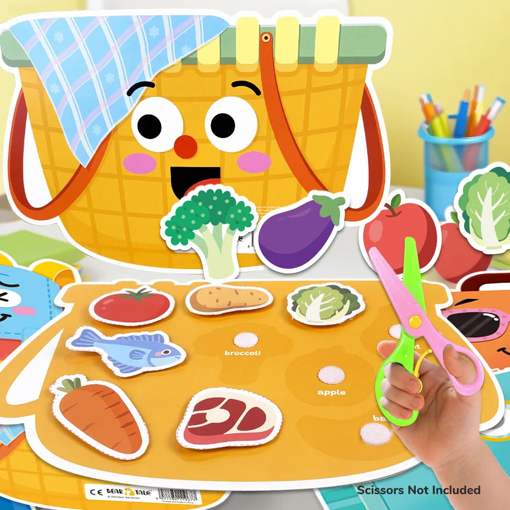 Learning & Fun 6-in-1 Interactive Montessori Busy Book