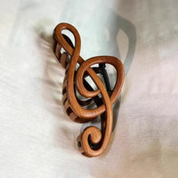 Elegant Treble Clef Hair Claw Clip & Gripper