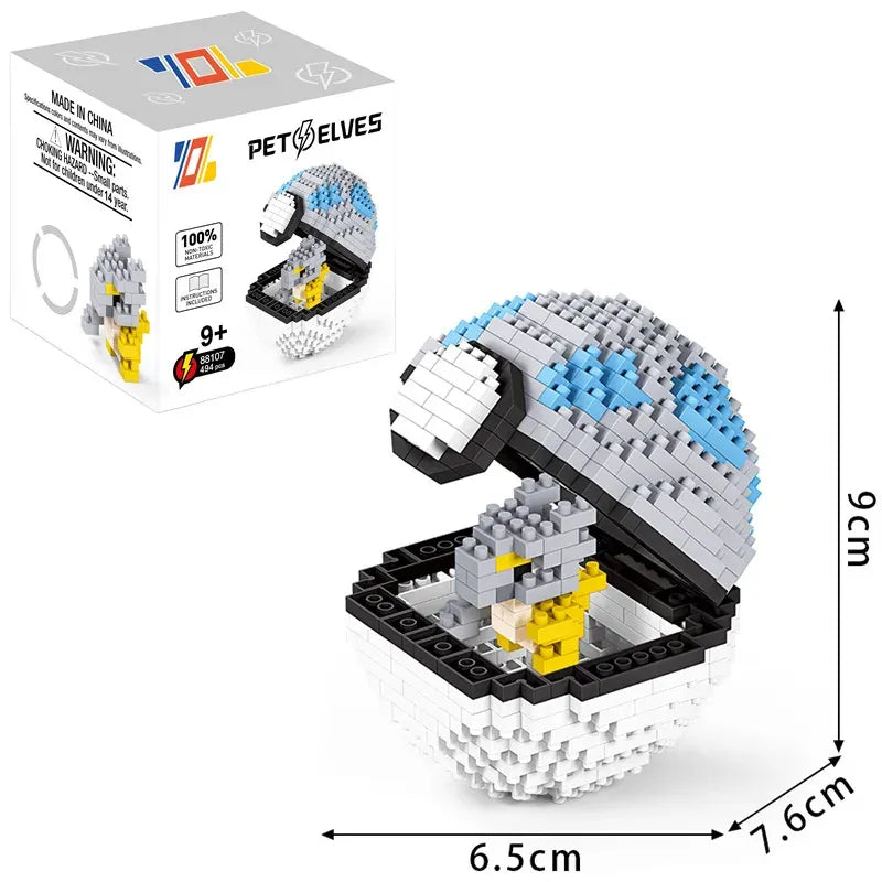 Pokemon Pet Elves Micro Building Blocks