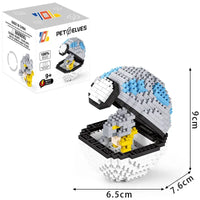 Pokemon Pet Elves Micro Building Blocks