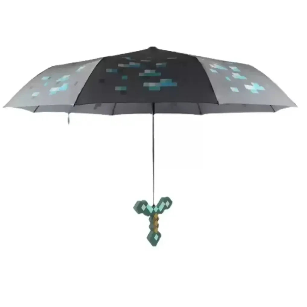 Minekraft Diamond Sword UV Umbrella
