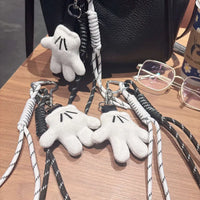 Mikkie Magic Glove Stuffed Keychain